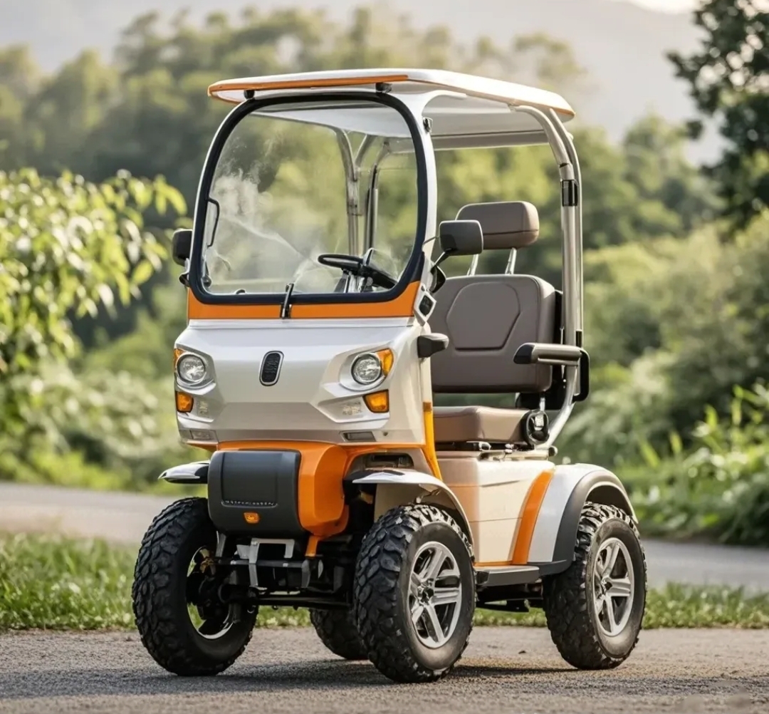 老年乐电动四轮代步车,老人出行必备!