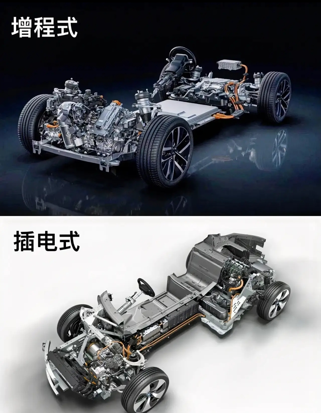 介入图片插电式混合动力系统的照片增程式混动的发电机增程式工作原理