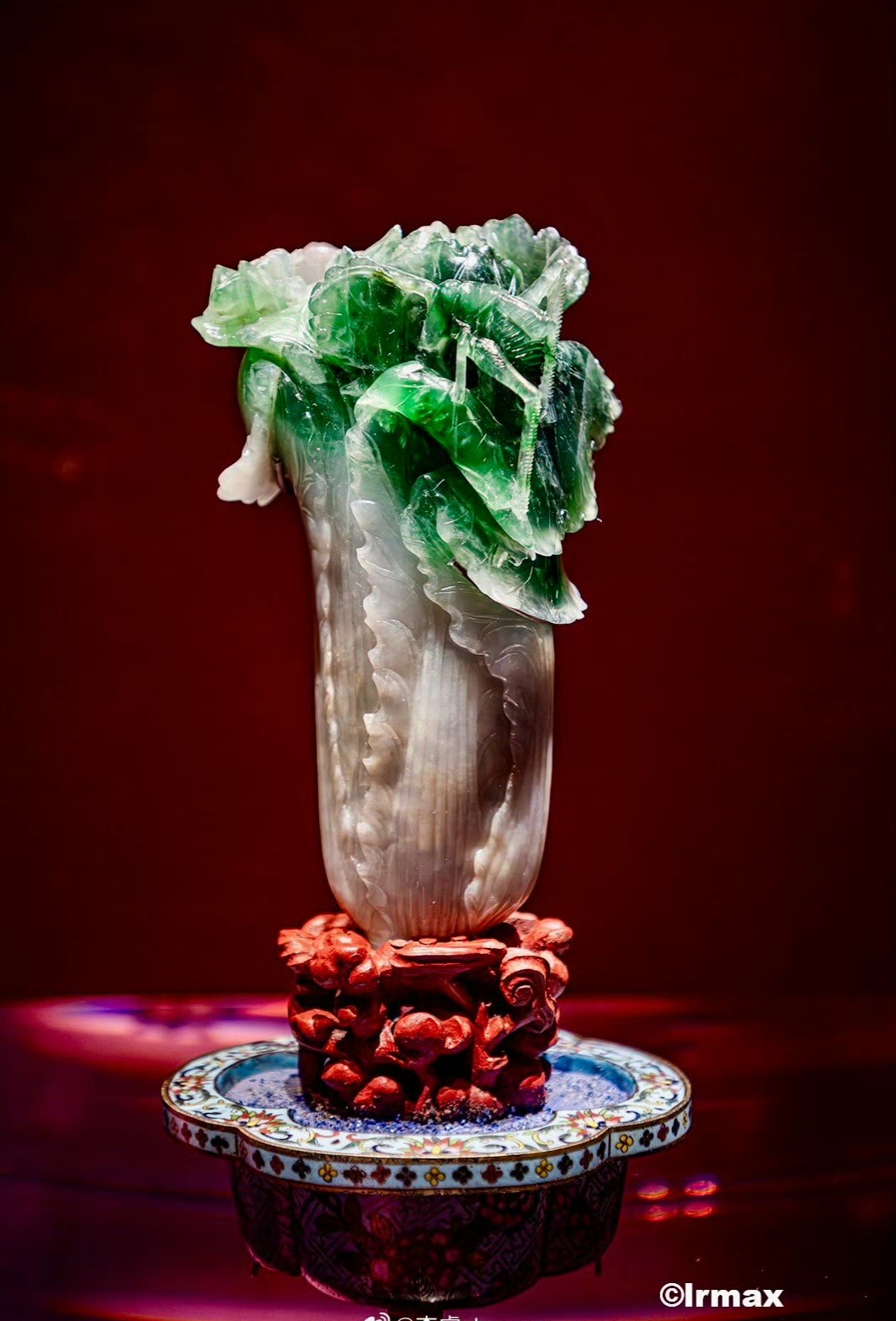 翠玉白菜原藏北京故宫永和宫瑾妃住所