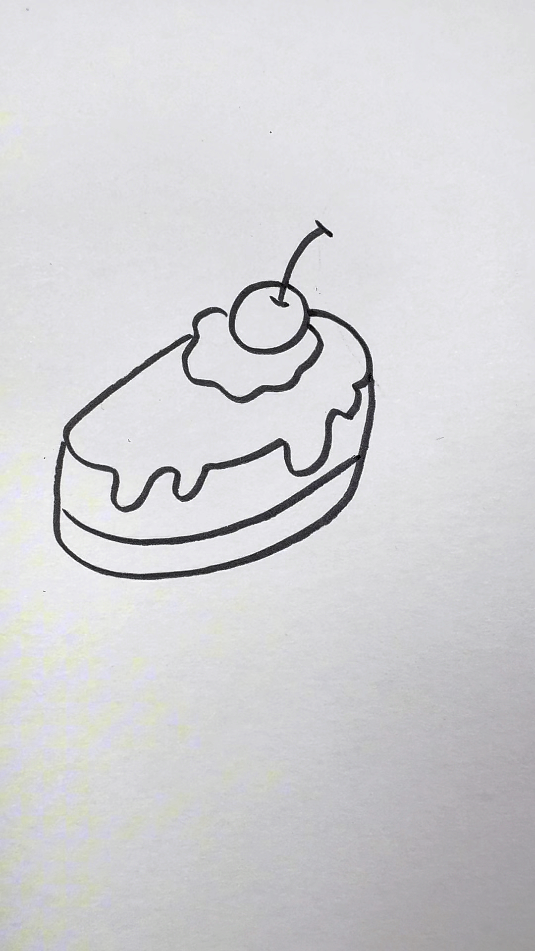 小蛋糕这样画简单