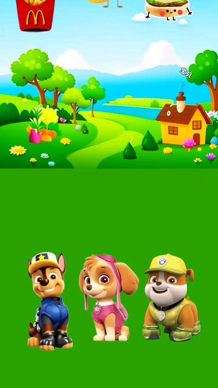 汪汪队阿奇吃到了辣椒,好辣呀