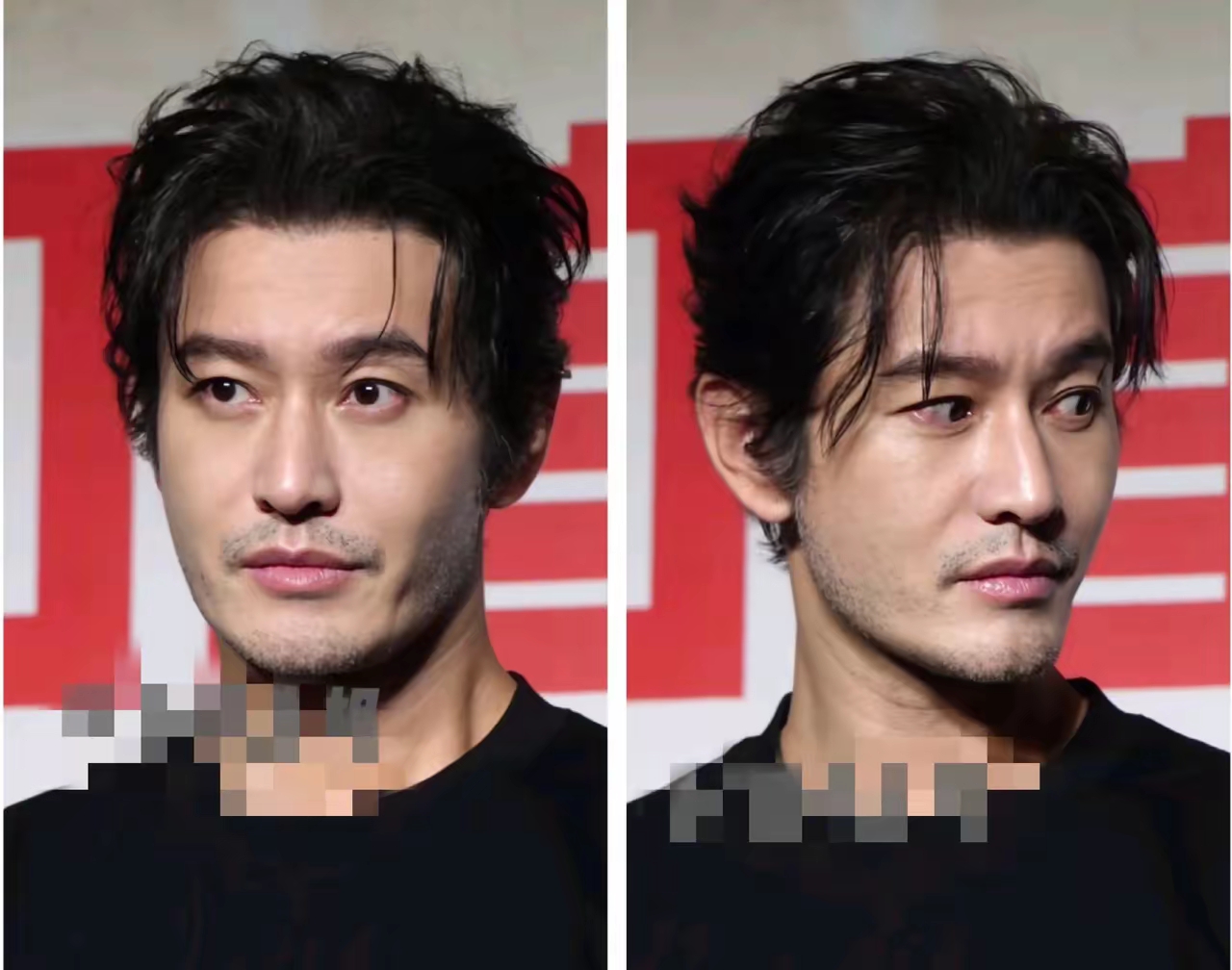 天呀,才几天时间黄晓明感觉老了十岁.他整个人的面相也变的苦相了