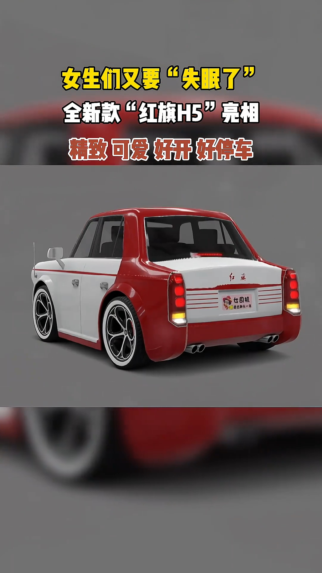 红旗h5 mini亮相