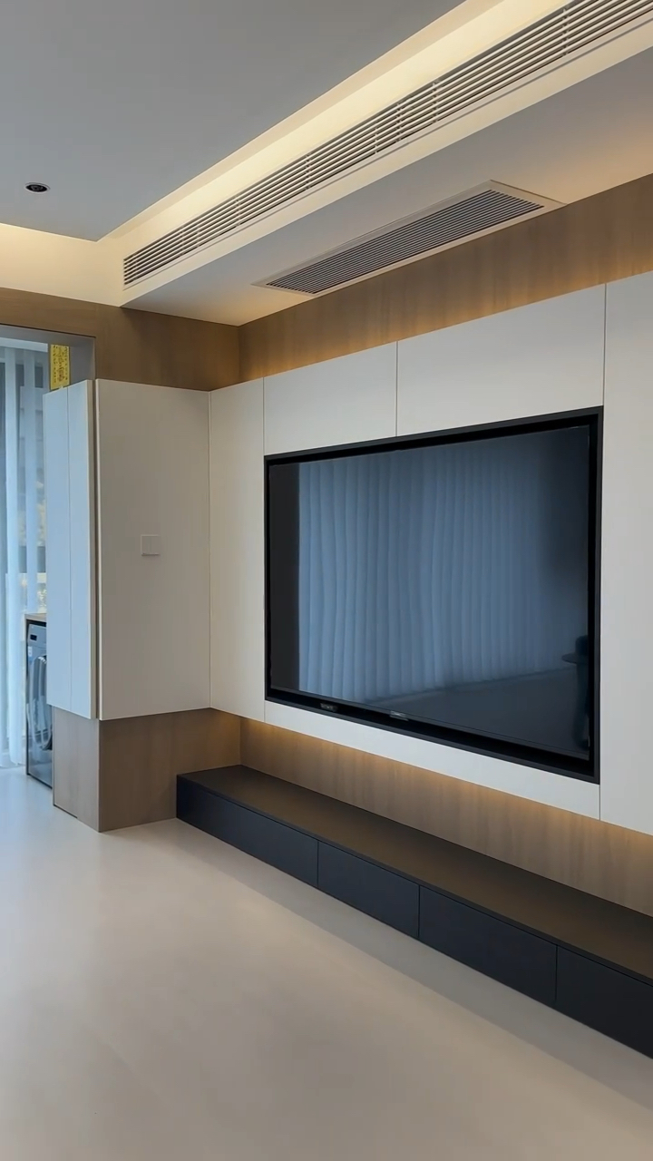 简洁高级的l型转角电视柜