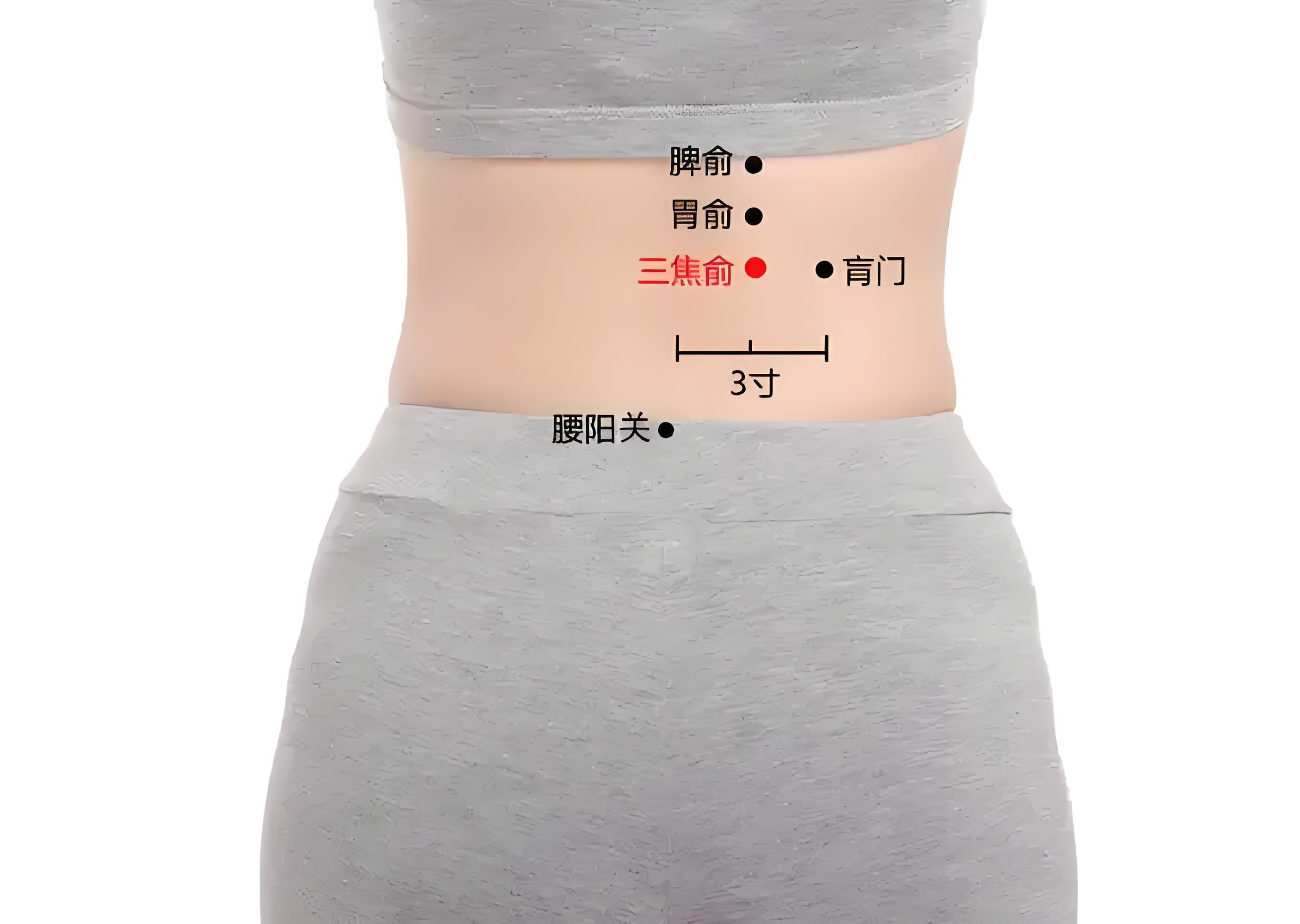 定位:在腰部,当第1腰椎棘突下,旁开1.5寸