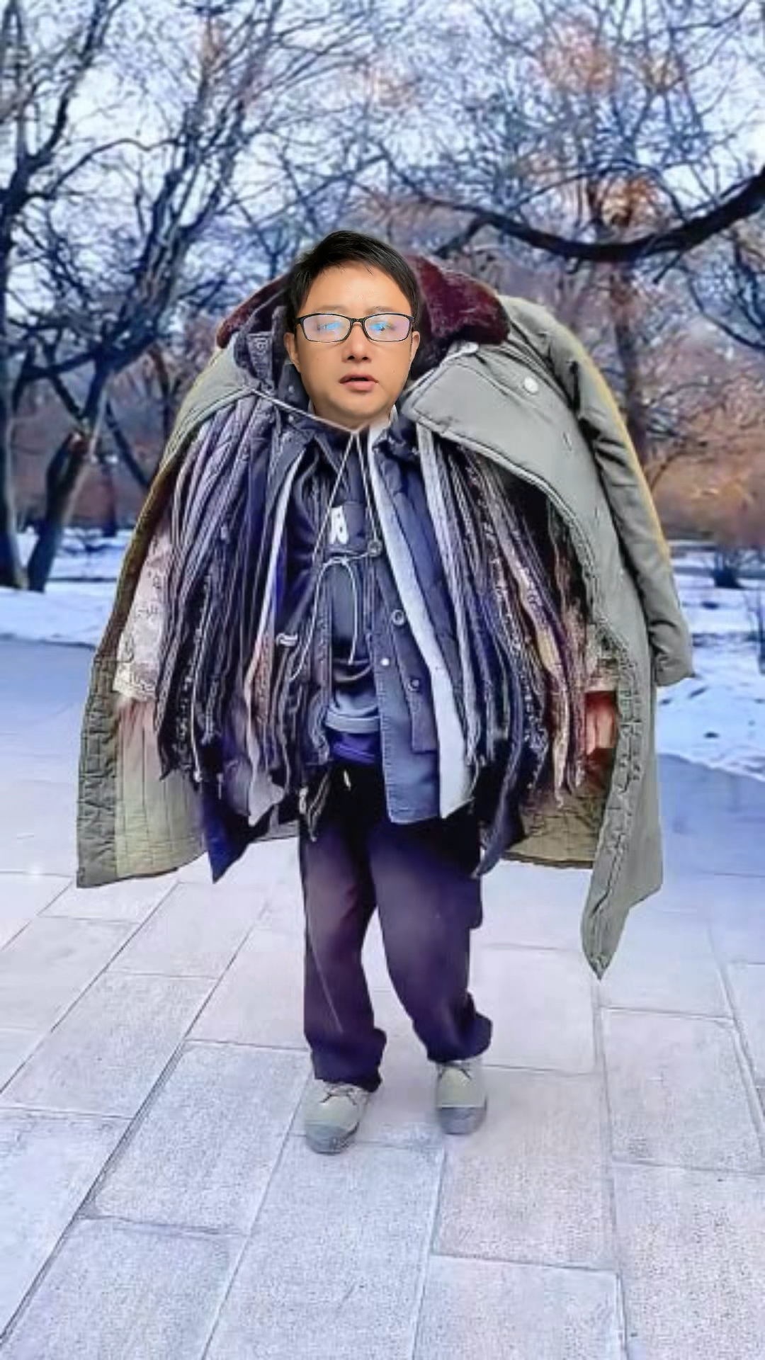 冬天来了,我们要多穿点衣服