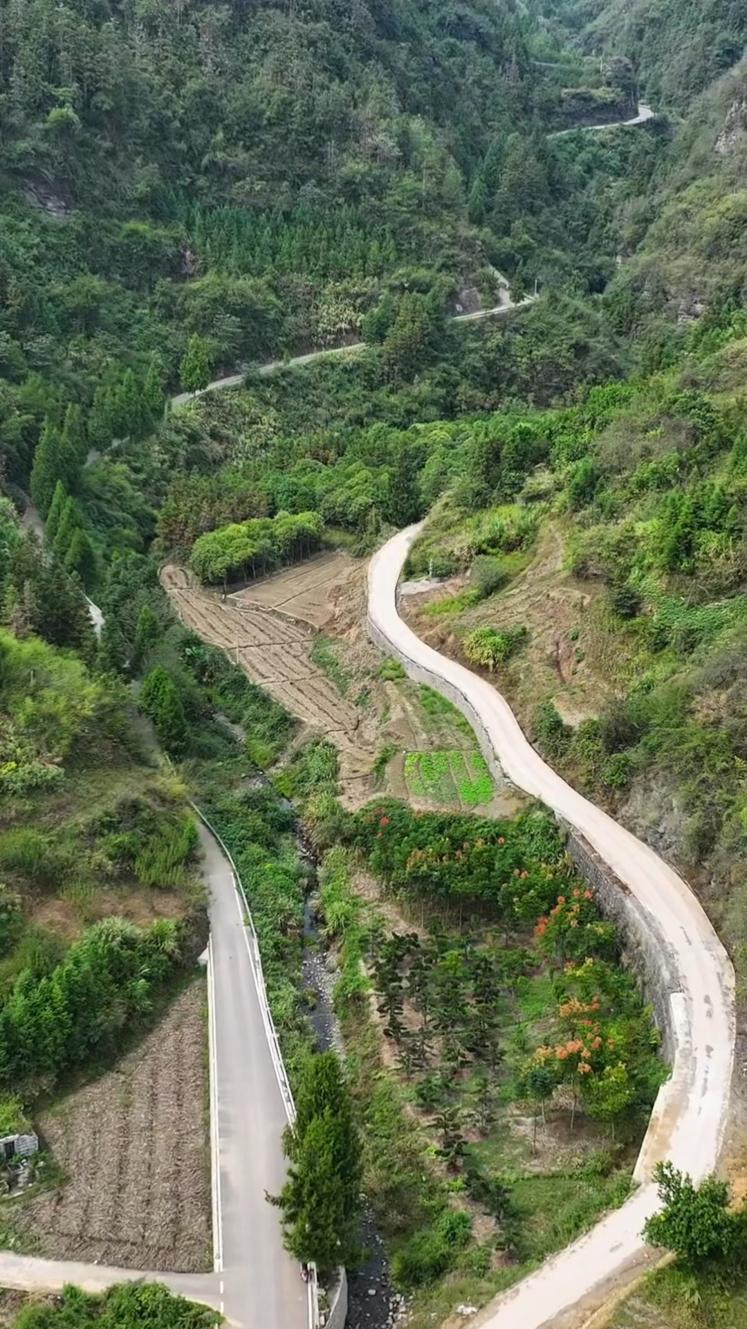 乡村盘山公路,山路险峻,晚上你敢挑战吗?