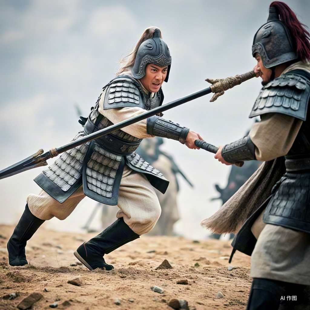 剧照项羽拿着武器的武器战的部分比较多的图片以弱胜强图片强胜弱彭城