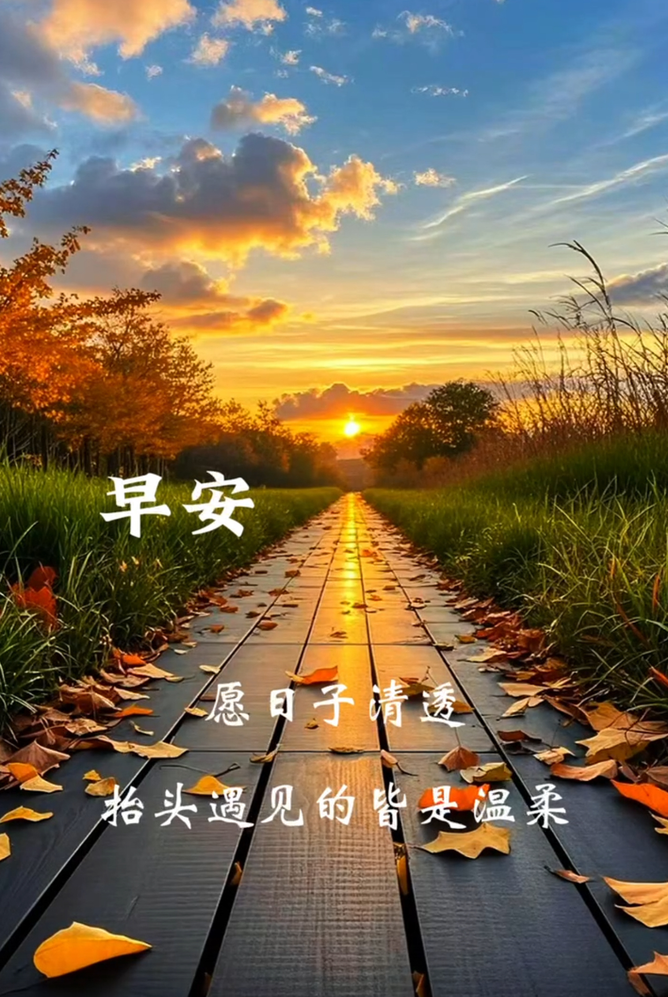 早上好图片2024年最新版 早安最美一句话祝福图片