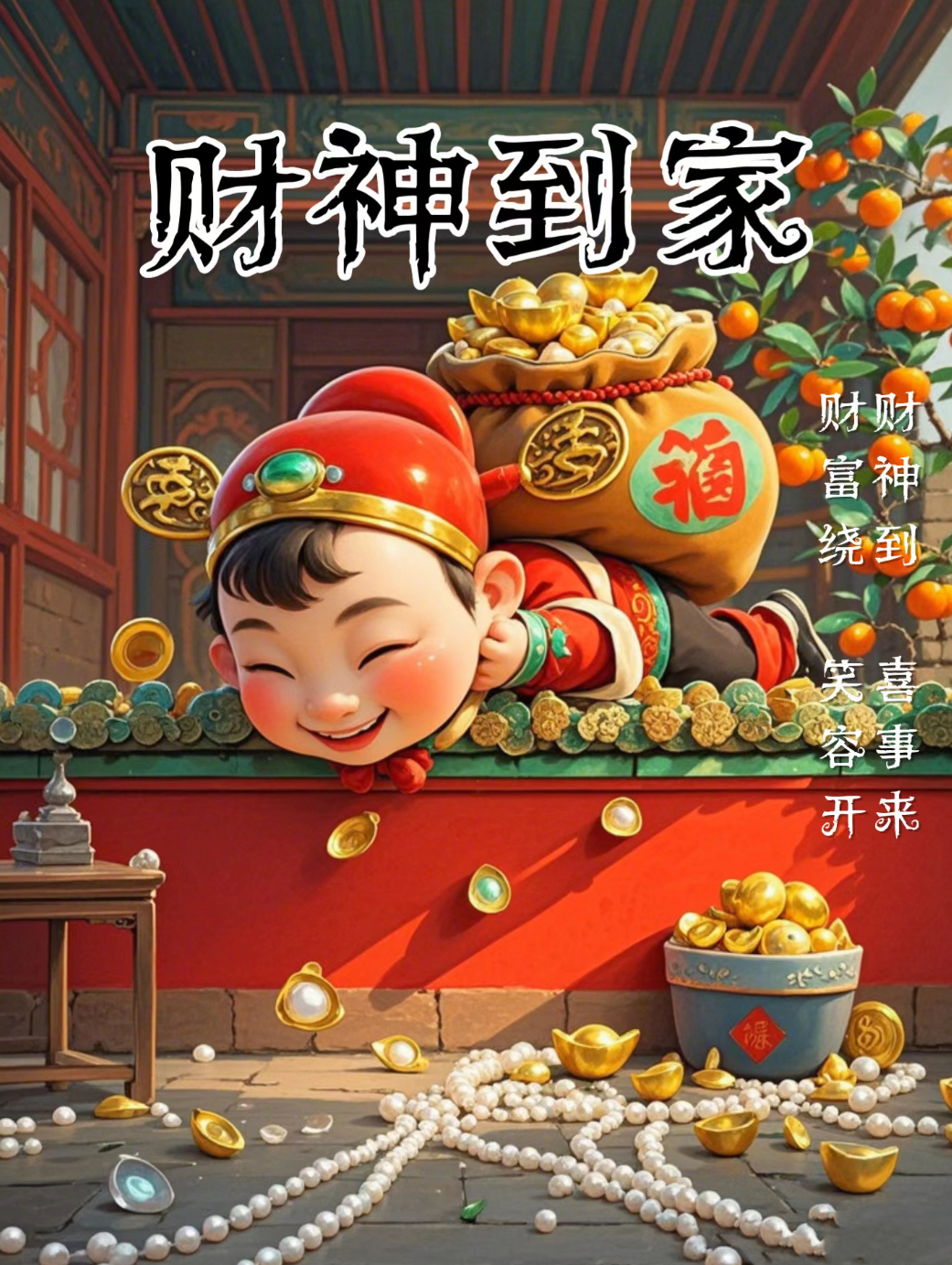 财神传奇请财神接财神图片