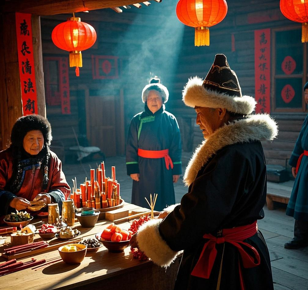 赫哲族,鄂伦春族,鄂温克族的春节习俗