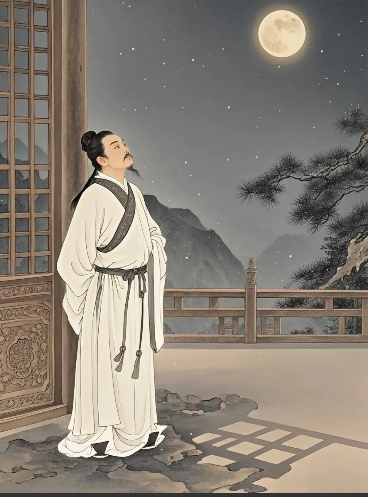 第六位:诗豪——刘禹锡 7古代诗人古人弯腰看东西图片古诗人图片勾