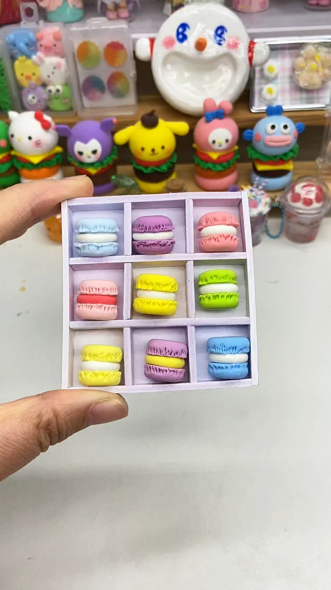 粘土迷你马卡龙教程