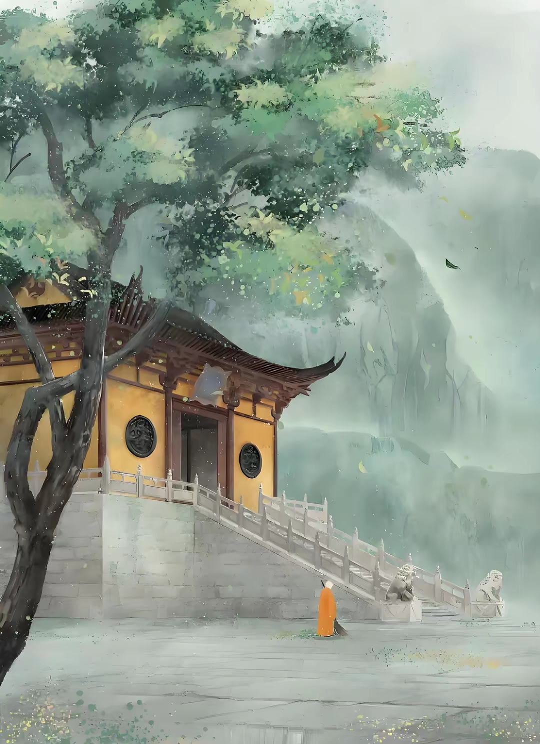 袈裟本无清净,红尘不染性空,悠悠古刹千年钟,不过是痴人说梦