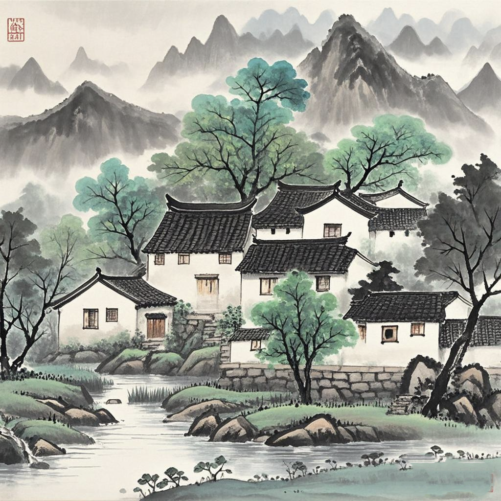 邻里相帮情切切,田园共作乐洋洋. 如今物阜人心变,昔日淳风岁月殇