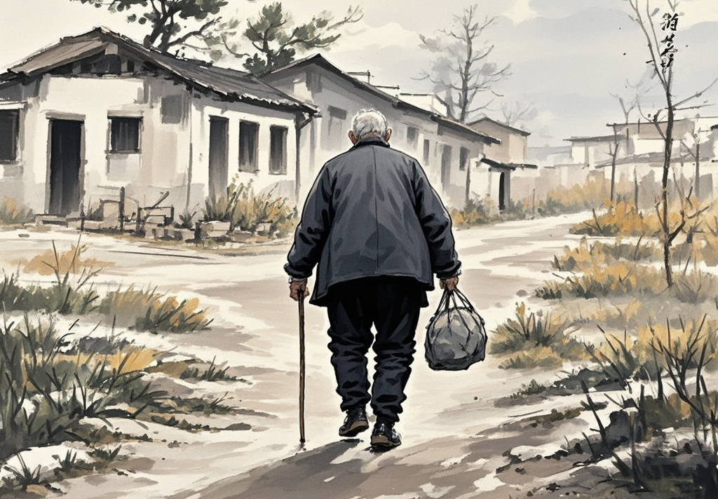 寒来暑往春秋度,雨打风吹日夜忙. 儿女城中寻远梦,老亲村里忆离殇