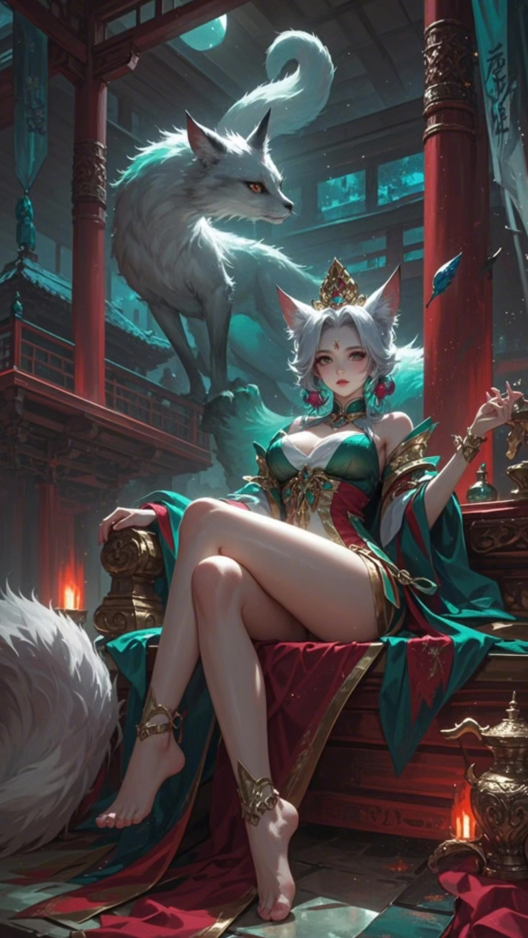 美艳九尾狐妖苏妲己