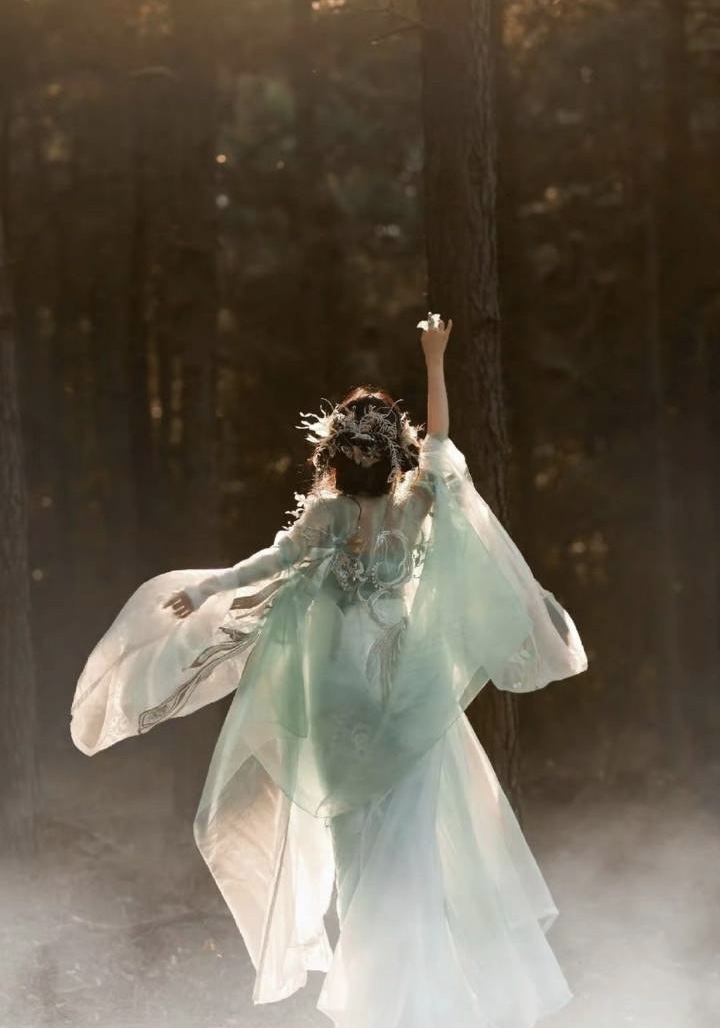 女明星古风美丽背影