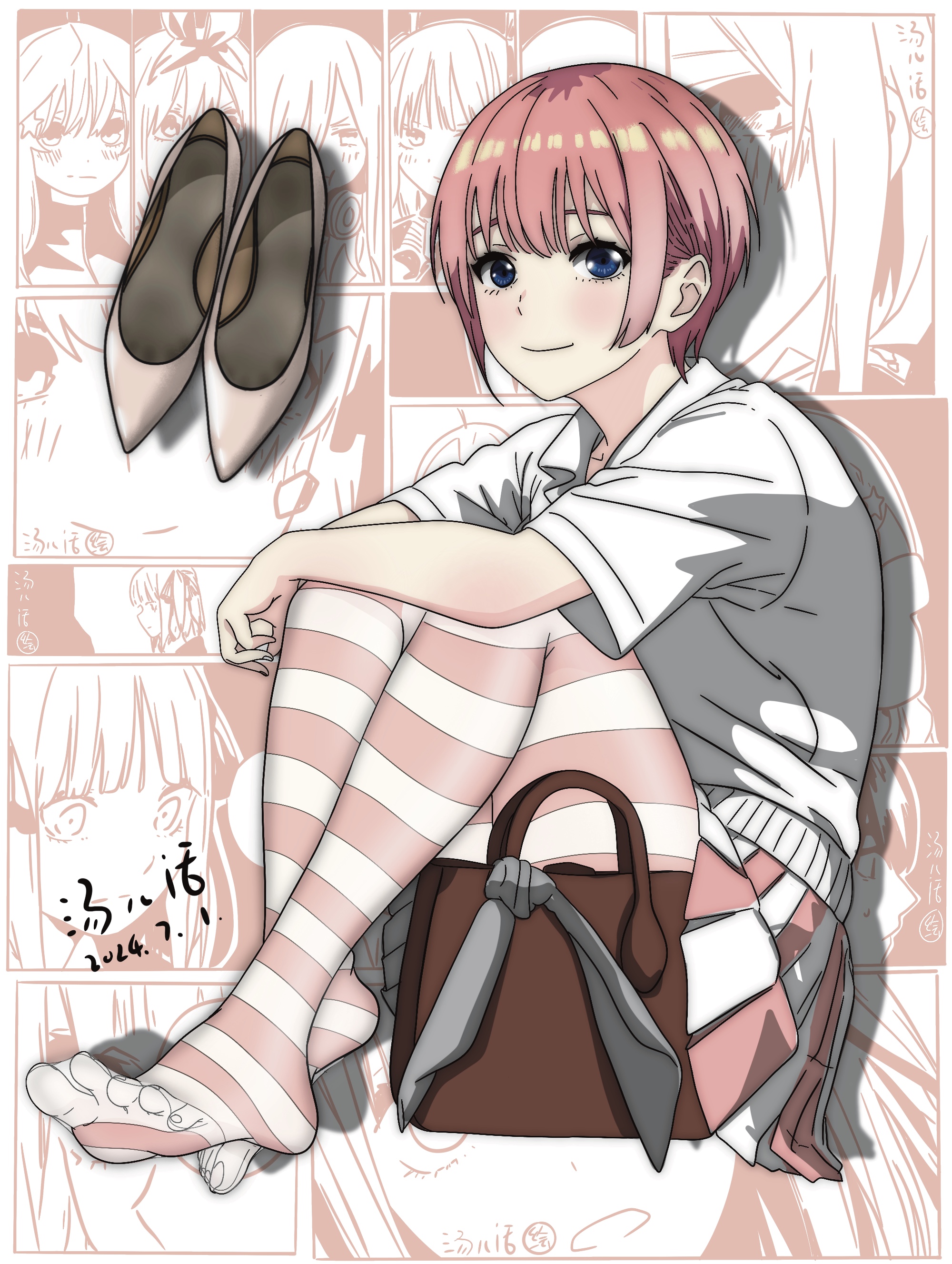 画《五等分的新娘》中野一花的午休晾jio时刻,你想加入一起聊聊天吗?