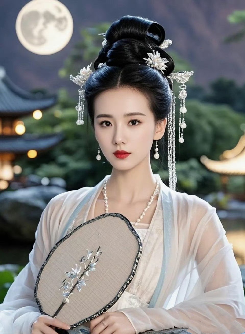 女明星# 刘诗诗宛如画中仙子,仿佛为古装而生