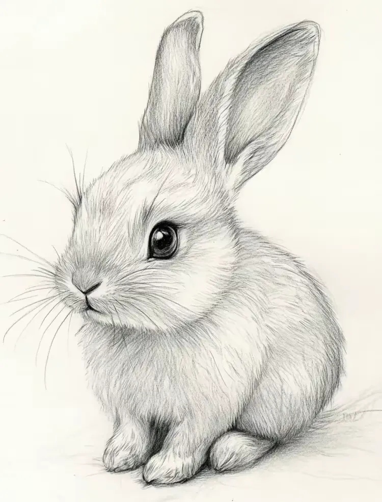素描兔子
