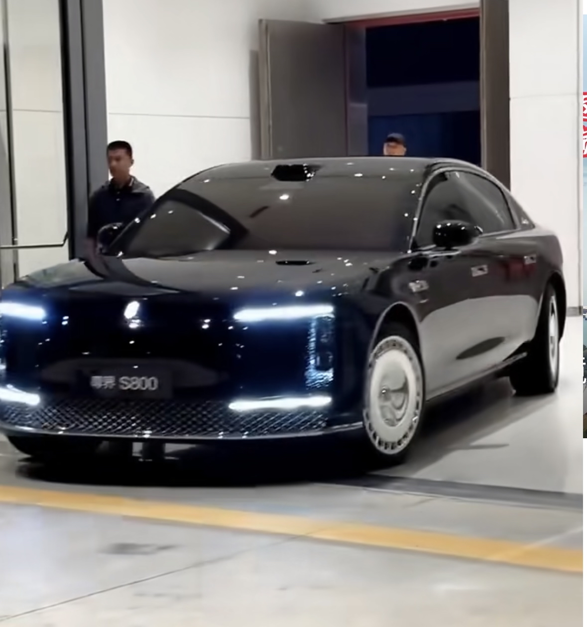 尊界s800 实车交付 感觉在气势上还是缺点什么? 品牌的沉淀还需要时间