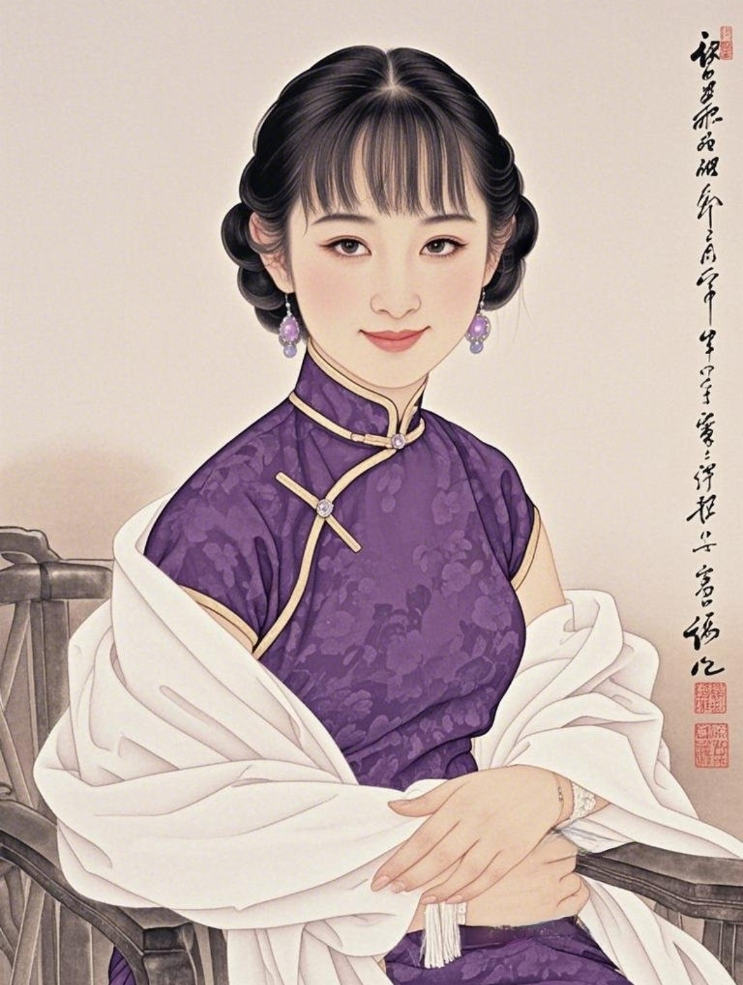 引领着我们在歌声与画境里,往复穿梭,不舍离去,将这份民国芳华的眷恋