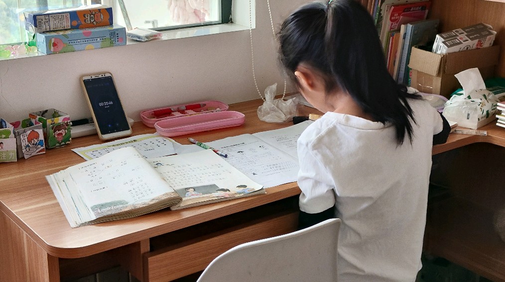 之前有提到"五分钟半题挑战"的办法提高一年级小学生写作业的积极性和