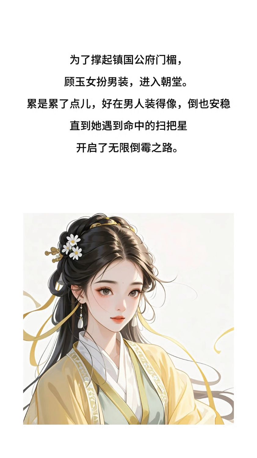 为了撑起镇国公府门楣,她女扮男装进入朝堂,却遇到命中的扫把星