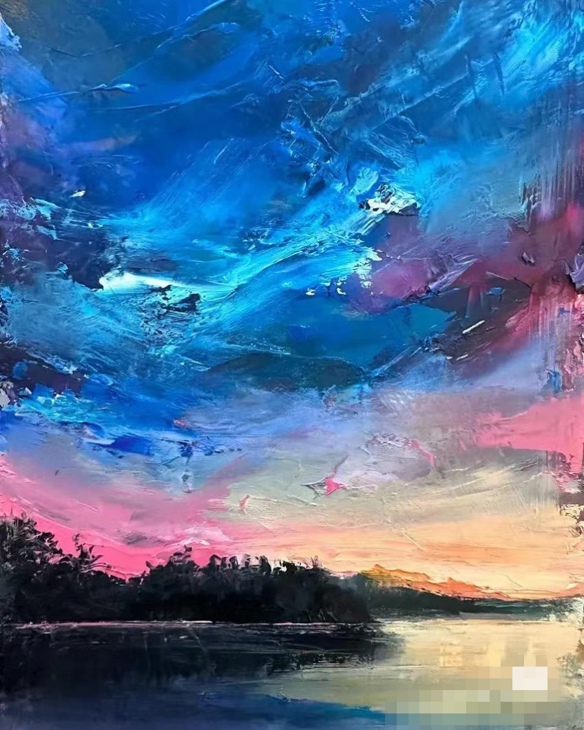 潦草的画法,炫酷的色彩搭配,好惊艳!