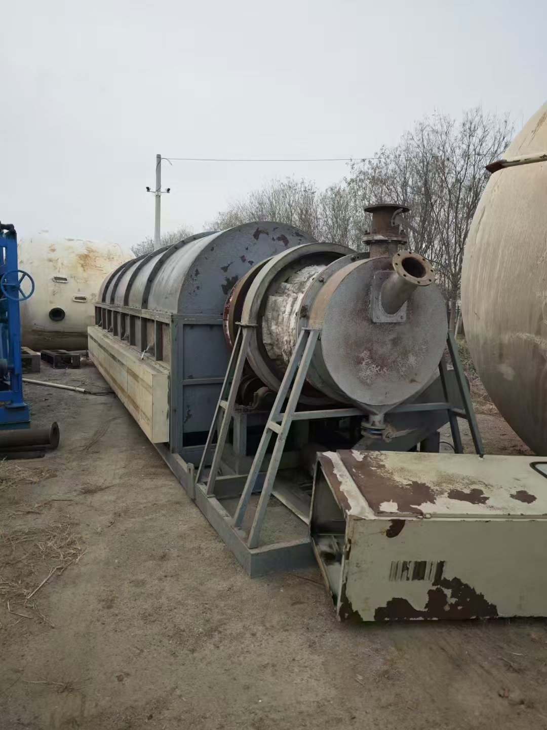 电加热高温回转炉 内筒尺寸:0.8米直径10米长 310s材质 需要的咨询