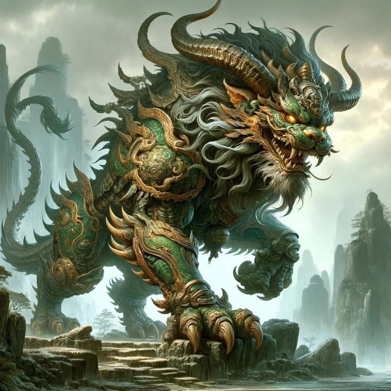 饕餮,被誉为龙之九子及四大凶兽之一,古籍如《山海经》等详述其能吃尽