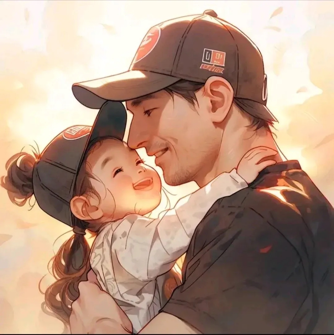 跟女儿头像卡通爹和姑娘头像图片父亲和姑娘小时候的忝怯忻挥懈芯醯 