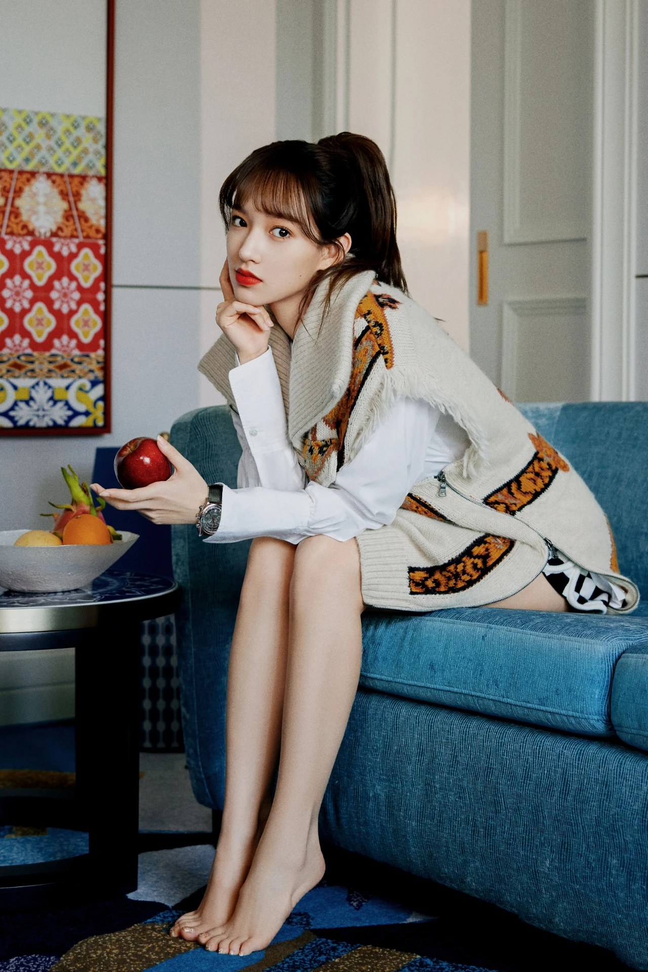 程潇美腿美足写真来咯!