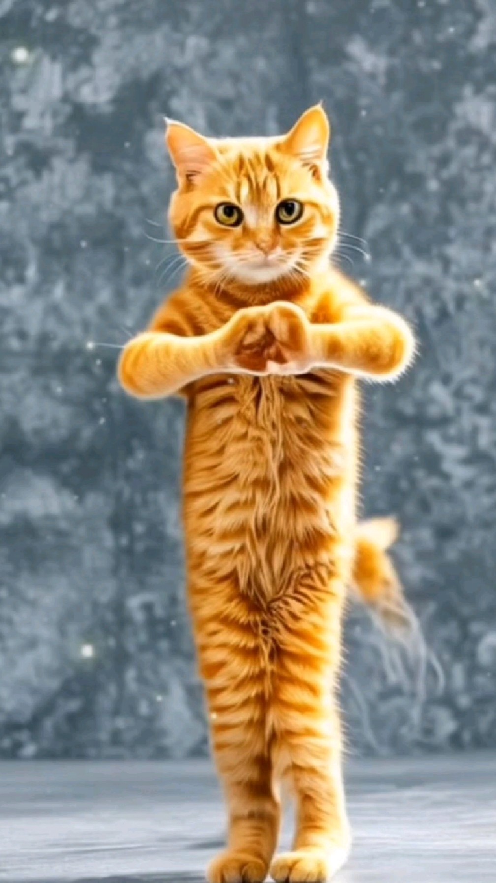 橘猫跳舞蹈《爱你》