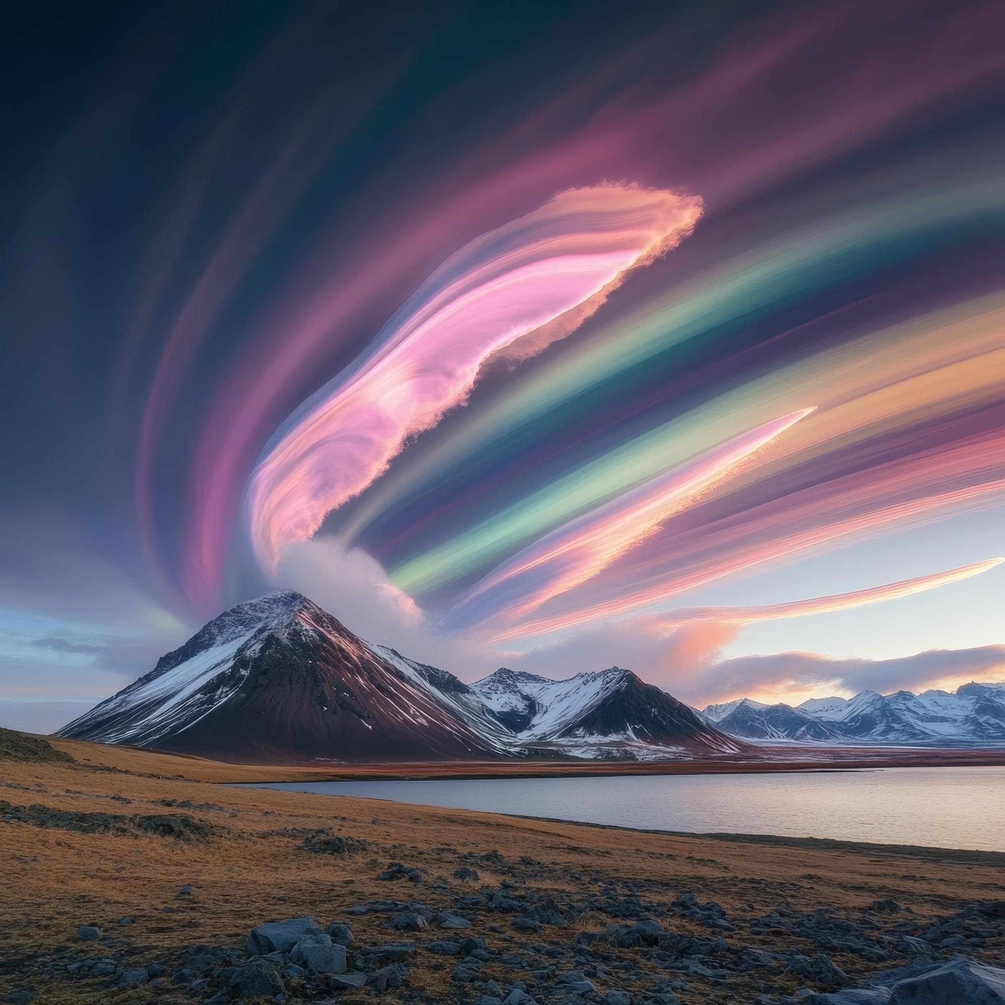 不同类型的极光