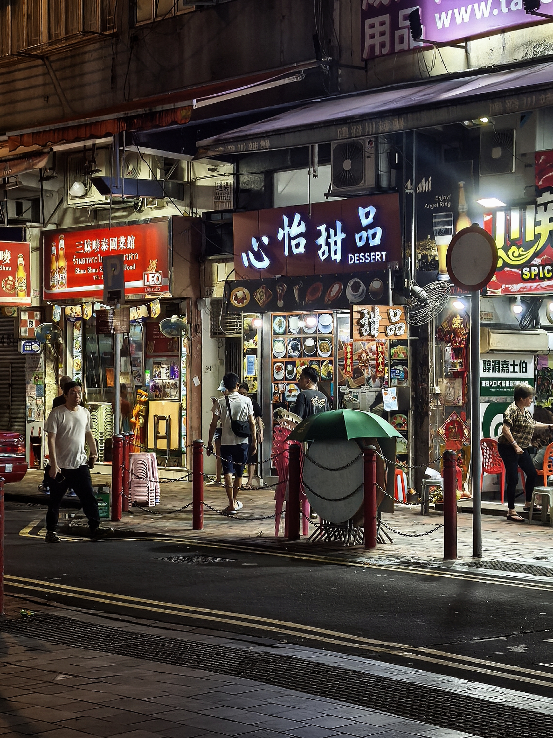 油麻地庙街夜市图片