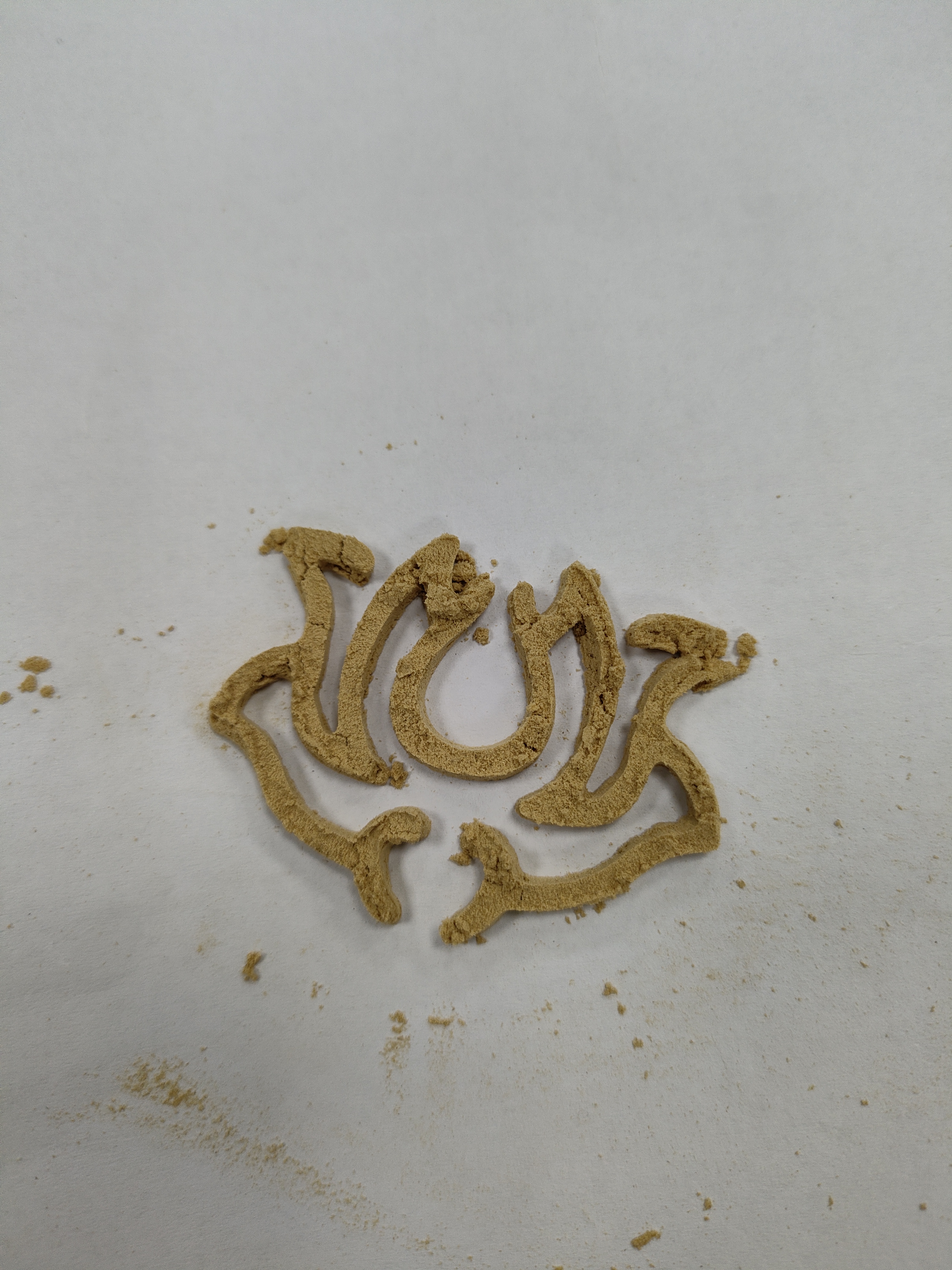 又称香印,是将不同香材研磨成粉添于印模之中脱出各种样式,图案,然后