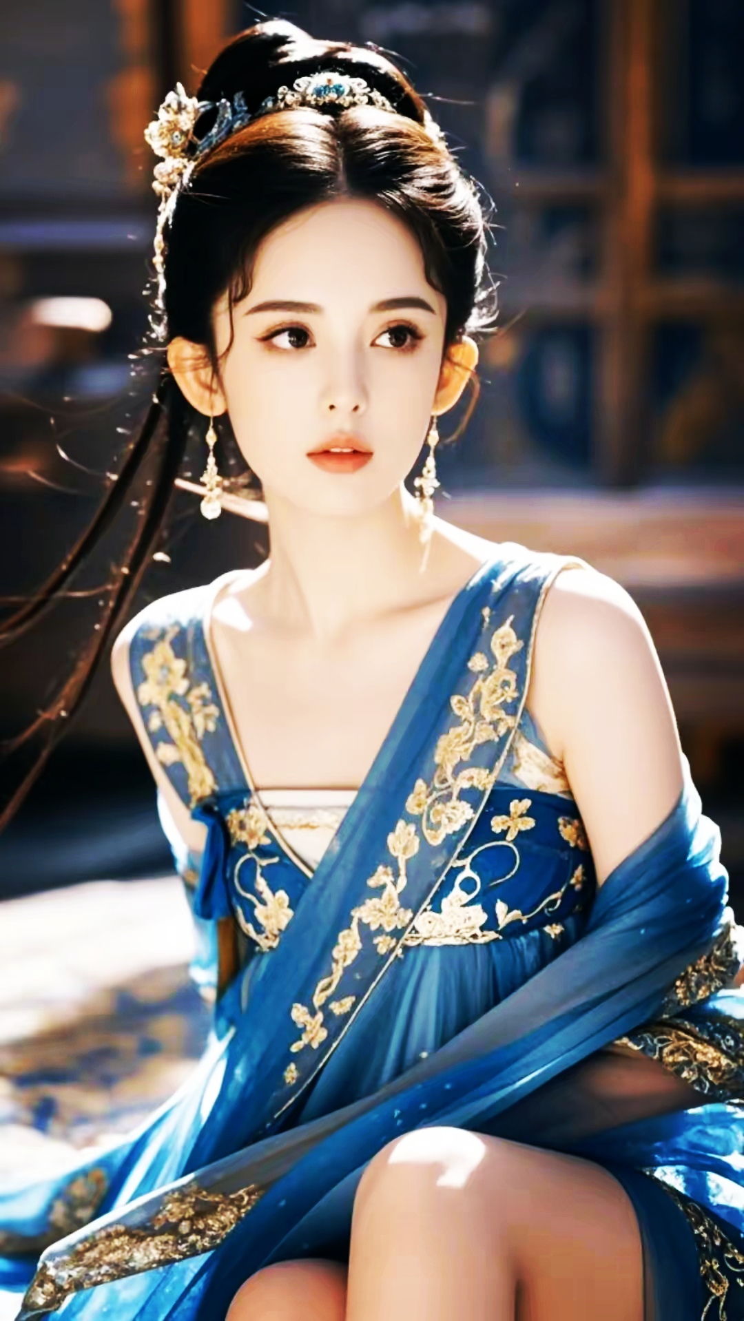 古力娜扎,古装扮相,每一张都美若天仙,充满异域风情,让人惊叹!