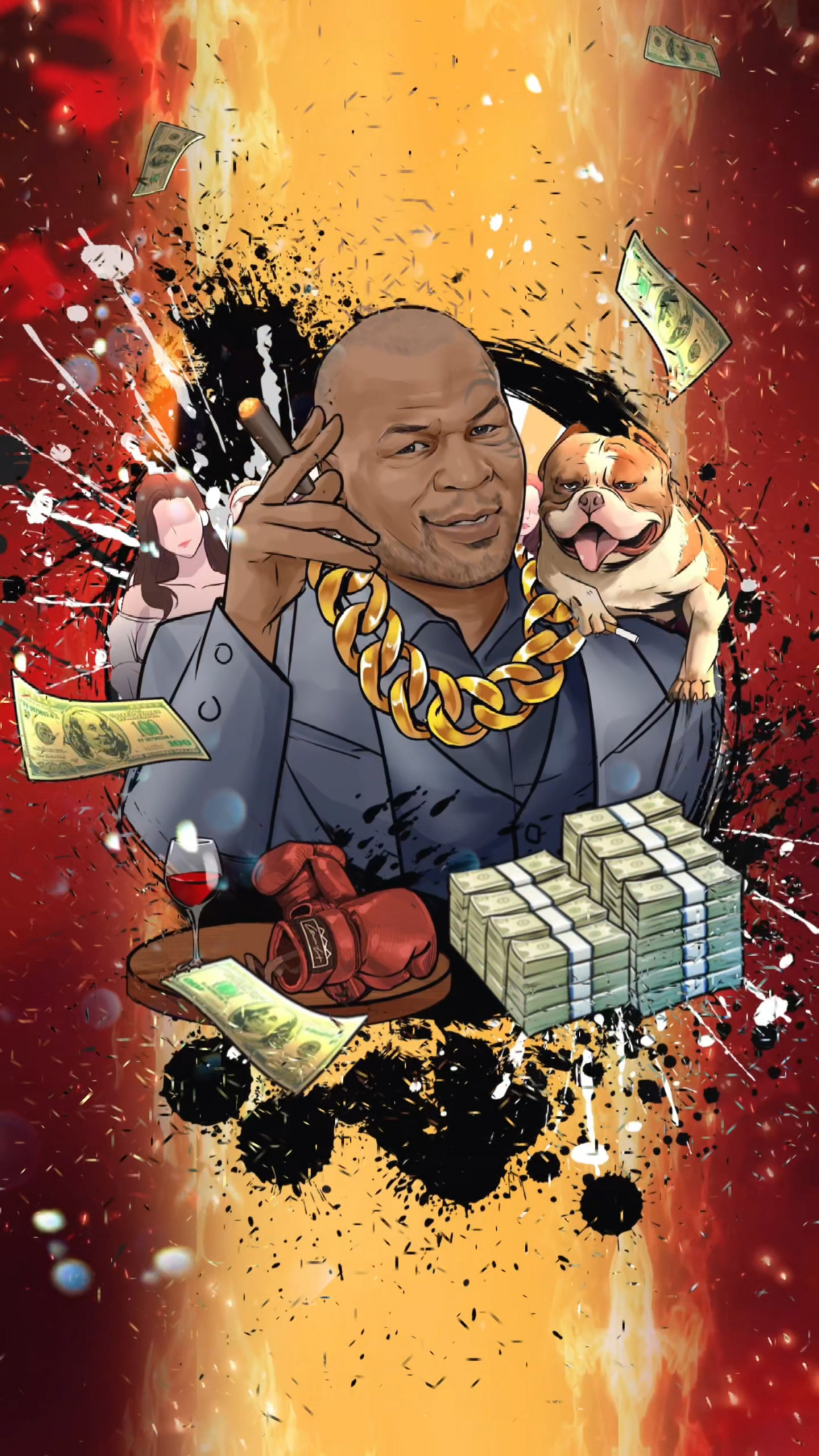 头像设计之拳王泰森#画画 #拳王泰森 #泰森