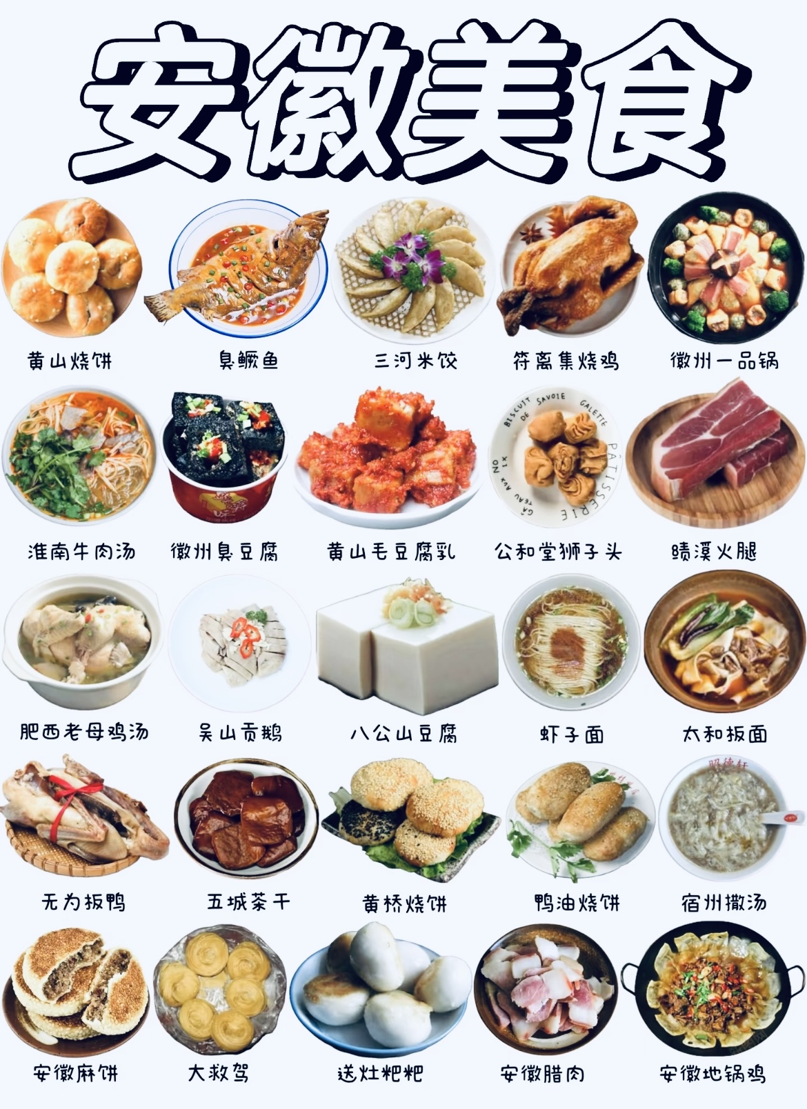 最经典的安徽美食,你吃过哪些