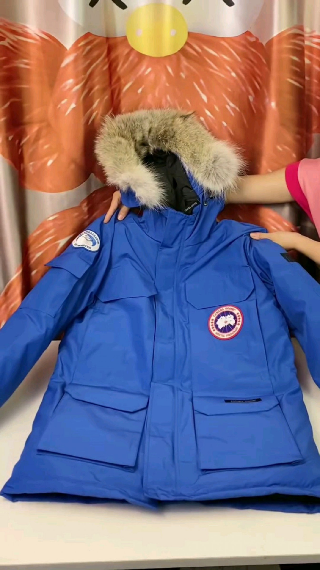 展示下大鹅新款羽绒服外套