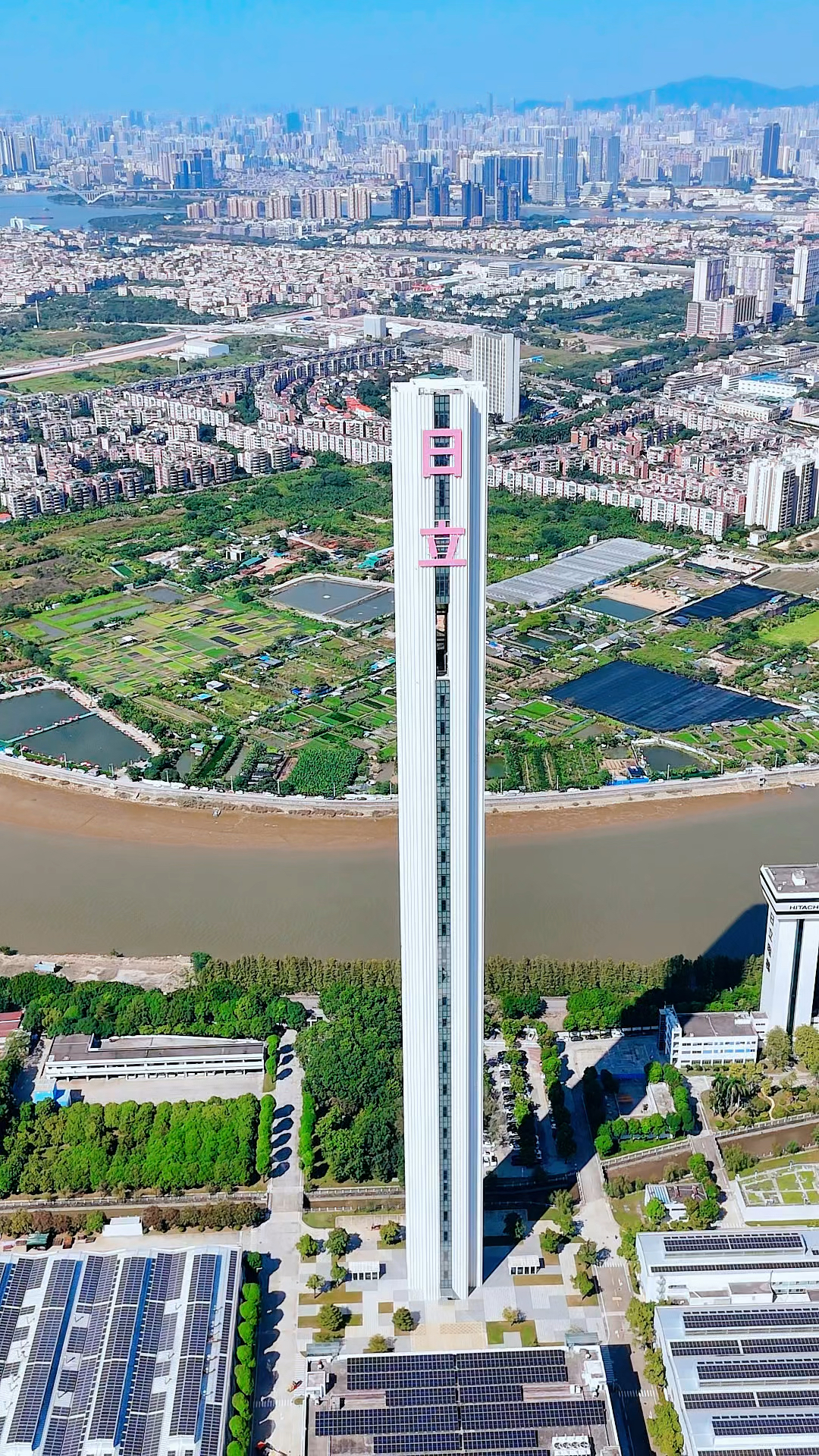 广州日立电梯试验塔,主体高度达到了惊人的288.8米