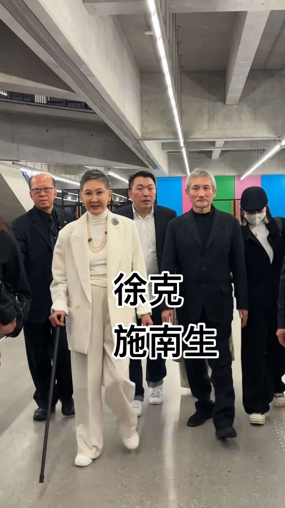 徐克施南生罕见同框,73岁施南生拄拐杖亮相,至今仍单身一人