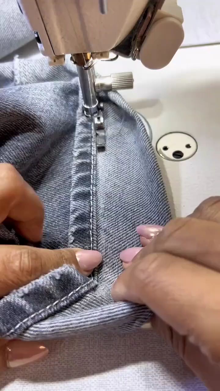 教你无痕迹修裤脚方法一些缝纫工的日常