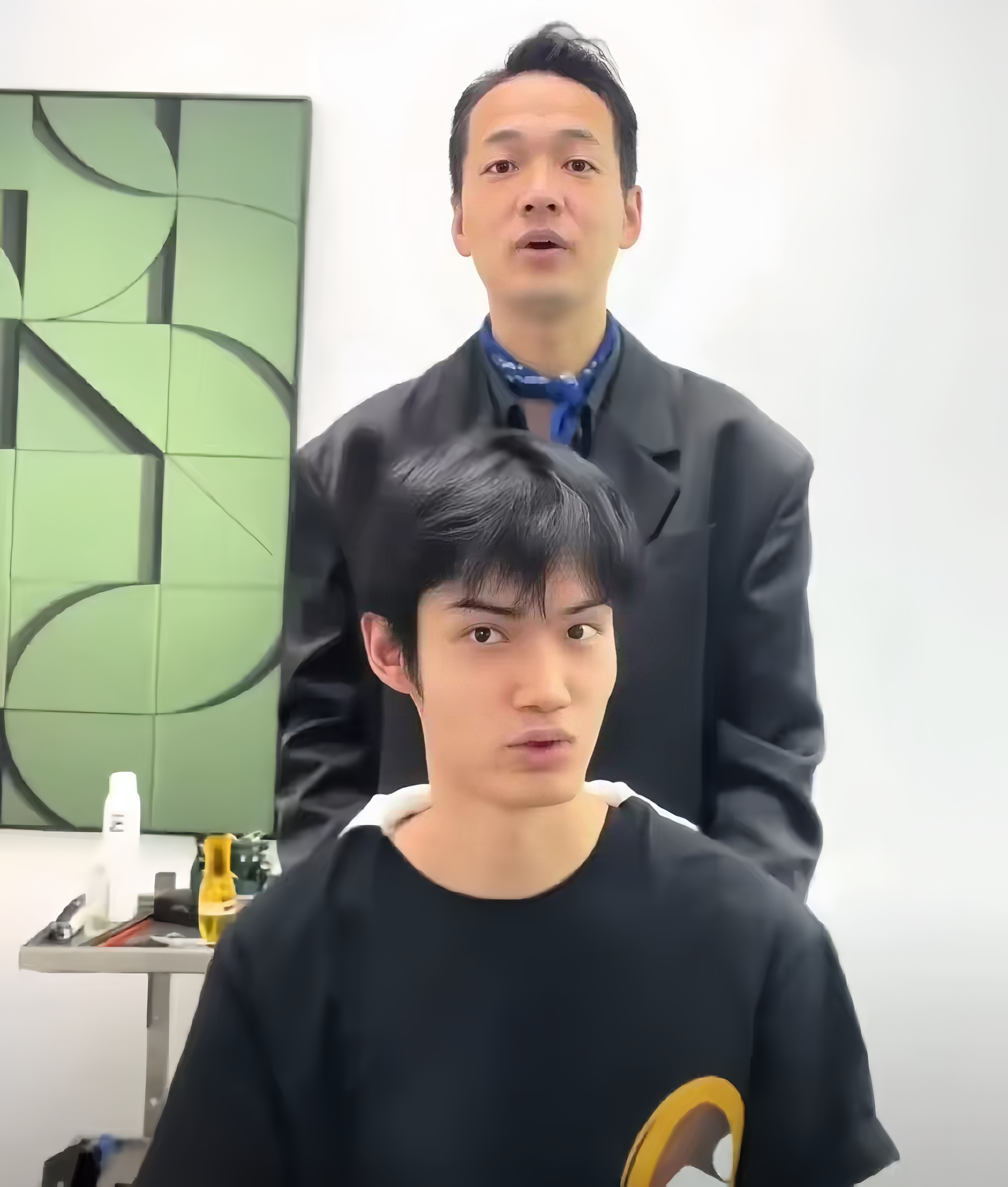 成品让盛李豪惊呆,变身时尚偶像,开心溢于言表,乐开花