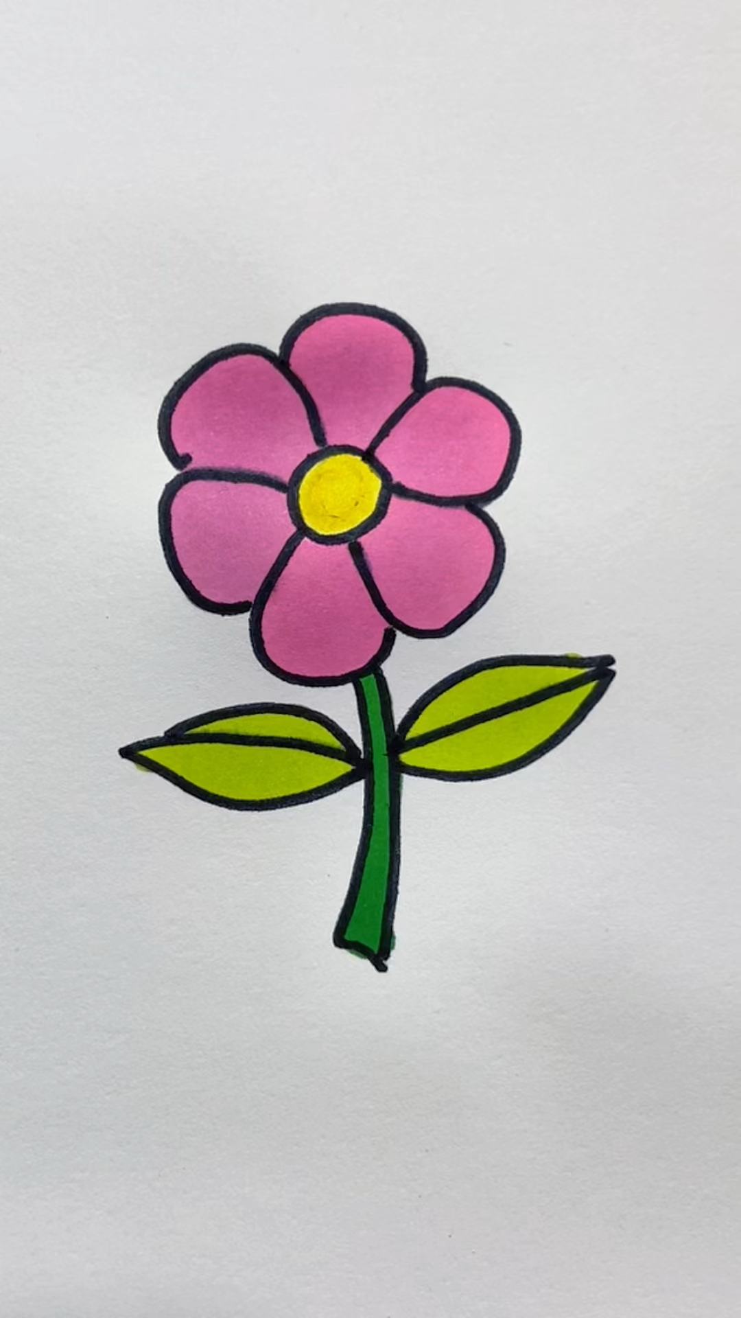 简单的小花画法一起来画吧