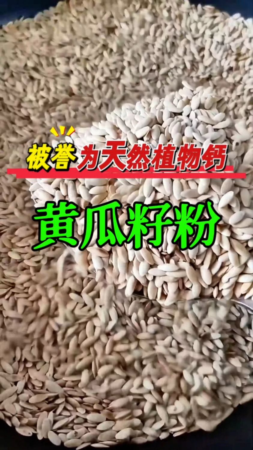 黄瓜籽粉被誉为天然植物钙