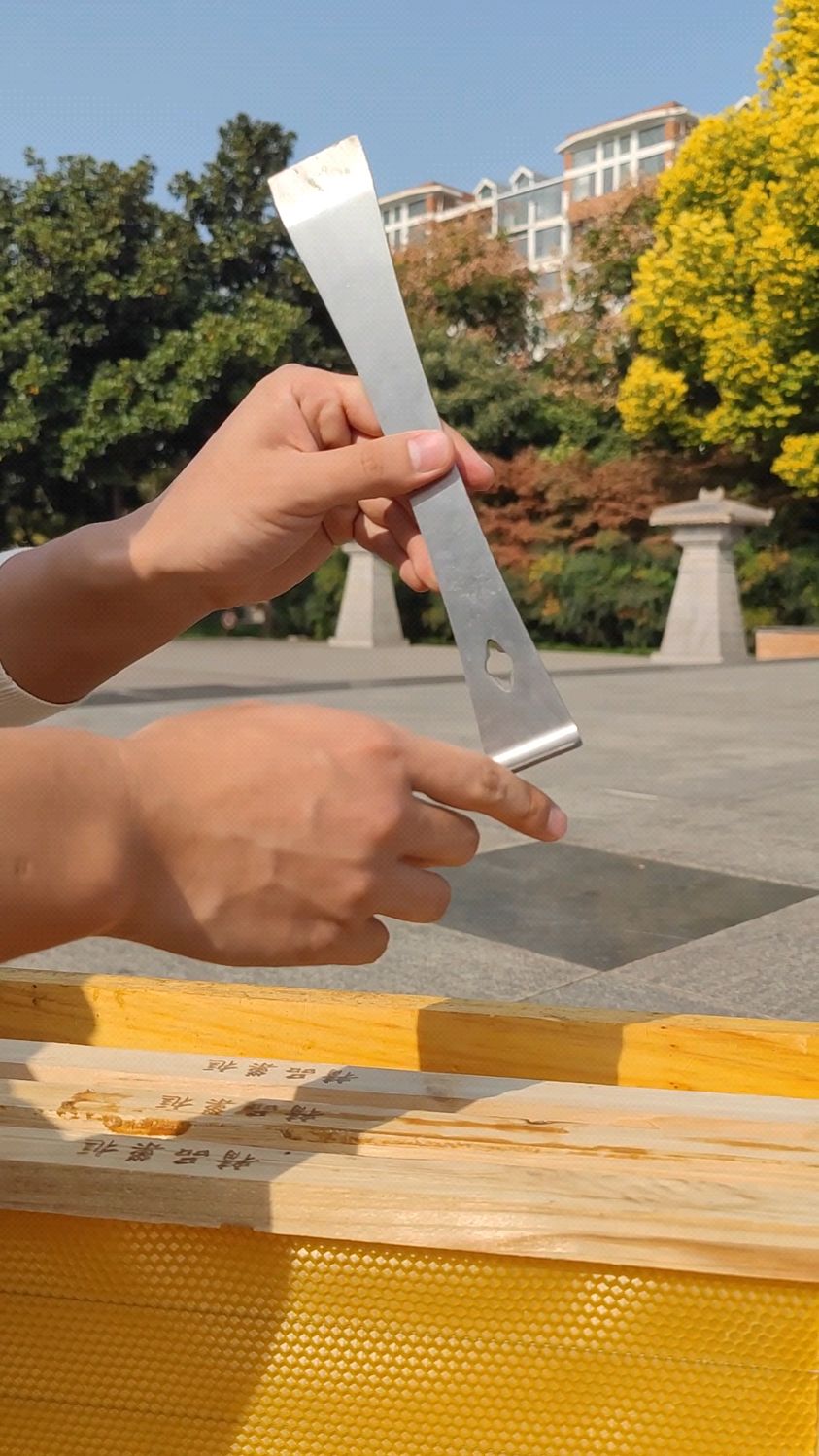 不锈钢起刮刀,翘起巢框清理敖脾,养蜂实用小工具