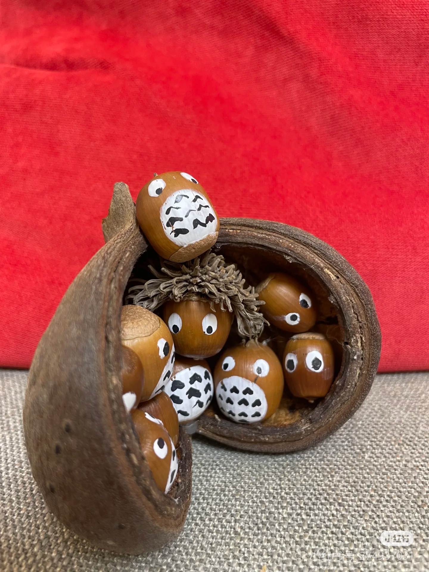 秋天捡来的橡果怎么玩 做一个可可爱爱的摆件吧